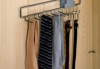 Stylform Pull-out Tie and Belt Rack