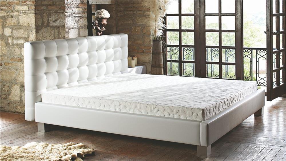 white leatherette