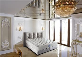 Yatsan CLERMONT Contemporary Classic Upholstered Bed