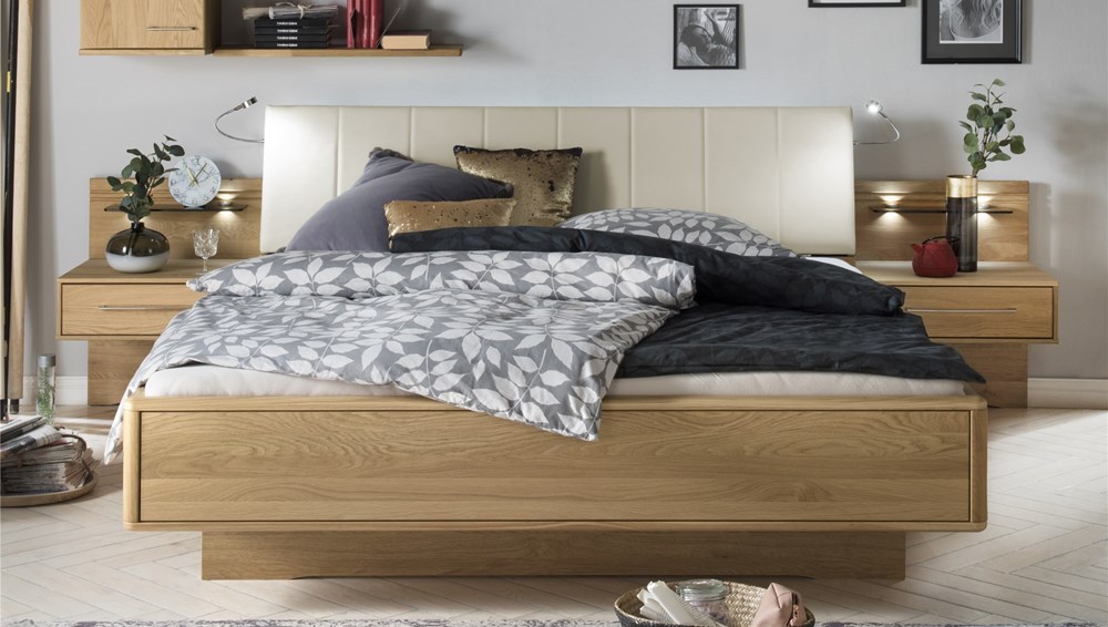 Stylform Selene - Semi Solid Oak Modern bed