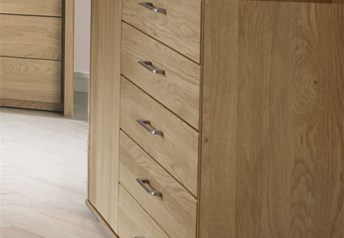 120 cm chest of drawers, 1 door left