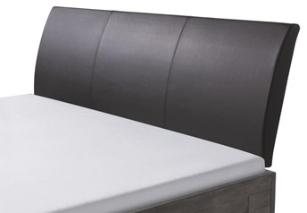 Ripo headboard on offer, black real leather