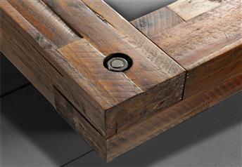 Hasena Bloc Practico Ripo Solid Wood & Real Leather Bed