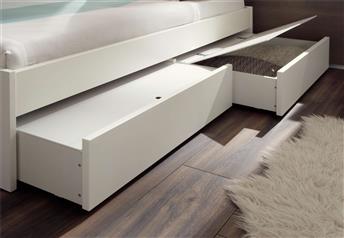 Details of drawers with optional lids
