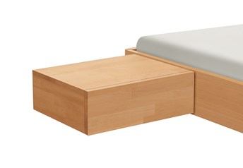Hasena Caja - 1 Drawer Suspended Bedside table Solid Beech