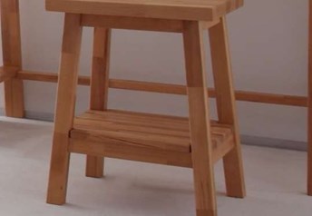 Hasena Ludo Stool Solid Oak