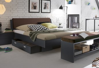 Hasena VILO Orva Ravo Real Leather Modern Floating Bed