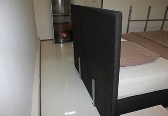 optional panel hold brackets to fit the wall panel to the frame when it would otherwise be wall fitted floor standing the weight or simply loose with bedframe against it