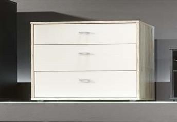 Stylform MARS - 60cm 3-Drawer Bedside Table