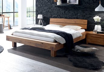 Hasena Oak Wild Peri Ivio Naturo M Solid Wood Bed