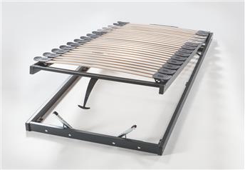 The Ultrafree Lift KF will come in a set of 2 slatted bases, adjustable both at foot and head end