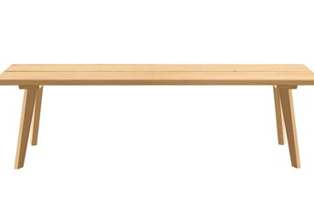 Hasena Sola - Solid Oak, Beech or Walnut Bench
