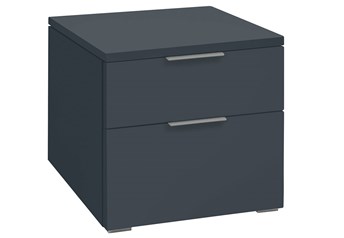Hasena Twia - 2 Drawer Bedside Table with Laminate Fronts