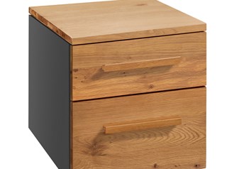 Anthracite carcass with Natural Oak Oiled fronts