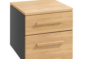 Anthracite carcass with Oak Bright Oiled fronts