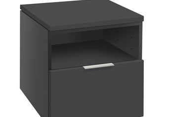 Hasena Onia - 1 Drawer Bedside Table with Laminate Fronts