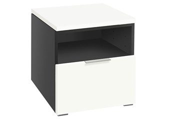 Hasena Onia - 1 Drawer Bedside Table with Laminate Fronts