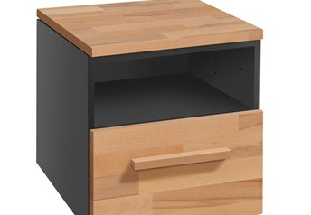 Anthracite carcass with Heartbeech Natural Oiled fronts