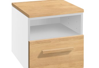 White carcass with Oak Bright Oiled fronts