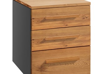 Anthracite carcass with Natural Oak Oiled fronts