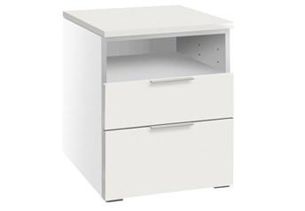 Hasena Dowe - 2 Drawer Bedside Table with Laminate Fronts