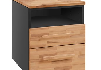 Anthracite carcass with Heartbeech Natural Oiled fronts