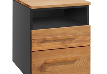 Anthracite carcass with Natural Oak Oiled fronts