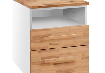 White carcass with Heartbeech Natural Oiled fronts