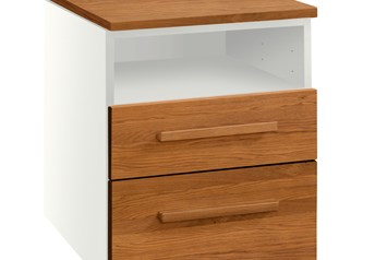 White carcass with Oak Brandy Oiled fronts
