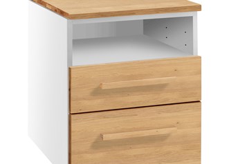 White carcass with Oak Bright Oiled fronts