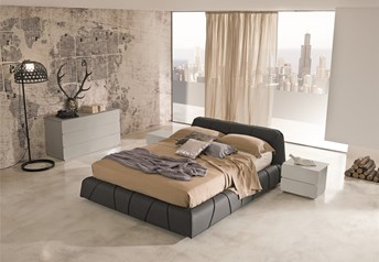 Veneran Italia SFREE Real Leather Contemporary Bed