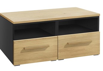Anthracite carcass with Oak Bright Oiled fronts