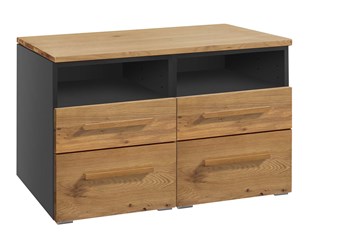 Anthracite carcass with Natural Oak Oiled fronts