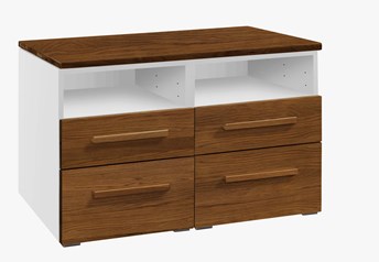 White carcass with Oak Brandy Oiled fronts