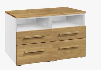 White carcass with Oak Bright Oiled fronts