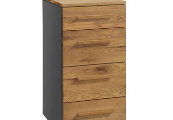 Anthracite carcass with Natural Oak Oiled fronts