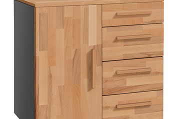 Anthracite carcass with Heartbeech Natural Oiled fronts