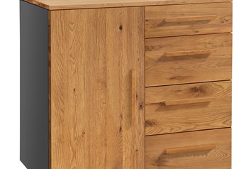 Anthracite carcass with Natural Oak Oiled fronts