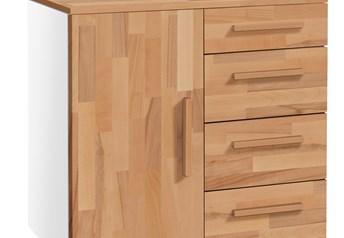 White carcass with Heartbeech Natural Oiled fronts
