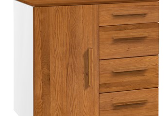 White carcass with Oak Brandy Oiled fronts