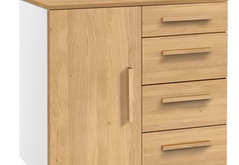 White carcass with Oak Bright Oiled fronts