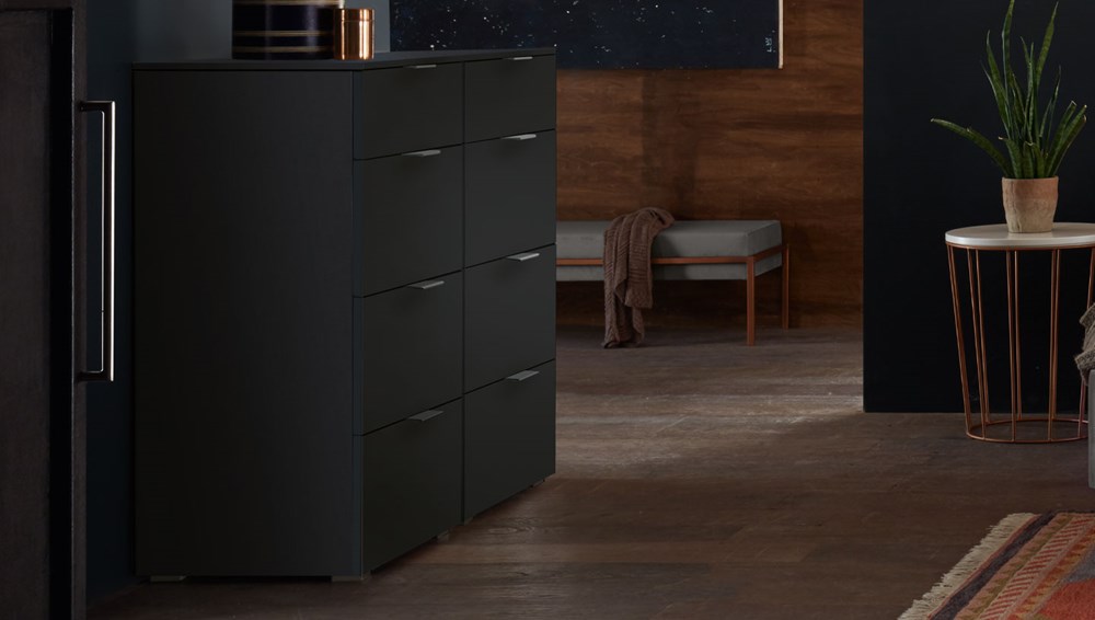Anthracite carcass with Anthracite fronts