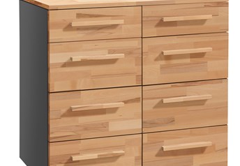 Anthracite carcass with Heartbeech Natural Oiled fronts