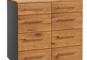 Anthracite carcass with Natural Oak Oiled fronts
