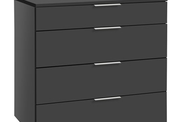 Hasena Atrine - 4 Drawer Wide Chest of Drawers with Laminate Fronts