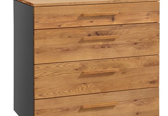 Anthracite carcass with Natural Oak Oiled fronts