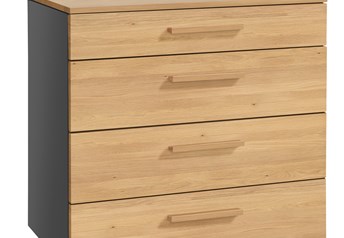 Anthracite carcass with Oak Bright Oiled fronts