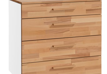 White carcass with Heartbeech Natural Oiled fronts