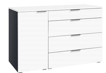 Hasena Totrino - 4 Drawer/1 Door Wide Combi Chest with Laminate Fronts