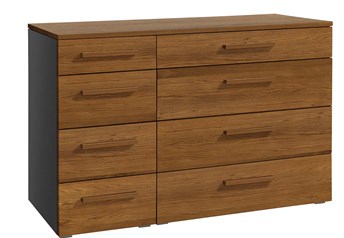Hasena Cassino - 8 Drawer Wide Chest of Drawers with Solid Wooden Fronts